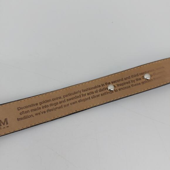 Brighton Vintage Museum Collection Black Leather Decorative Coins M - Picture 3 of 13